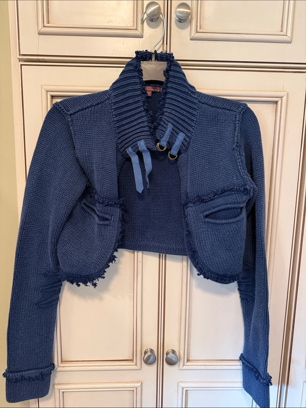 525 America Blue Knit Jacket